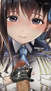 A goddess who can get caught in a large amount of bukkake